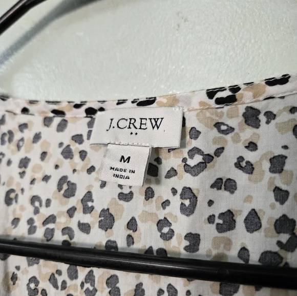 J. Crew Lightweight Cotton Puff Sleeve Mini Dress size M - Picture 5 of 11